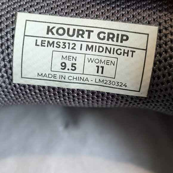 Lems Kourt Grip Midnight Leather Men's size 9.5 - Picture 6 of 6
